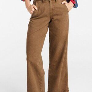 NWT llbean Women's 207 Vintage Jeans, High-Rise Wide-Leg Colors